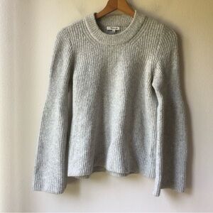 Madewell Bell Sleeved Ribbed Sweater
